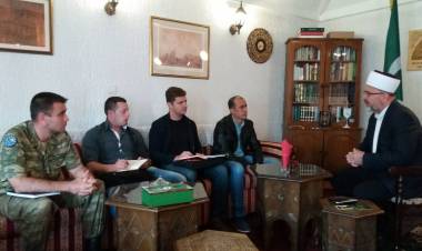 Predstavnici Turske vojne misije u BiH posjetili Muftijstvo travničko