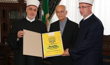 Povelja „Hasan Kaimija“ za životno djelo uručena Muharemu ef. Hasanbegoviću