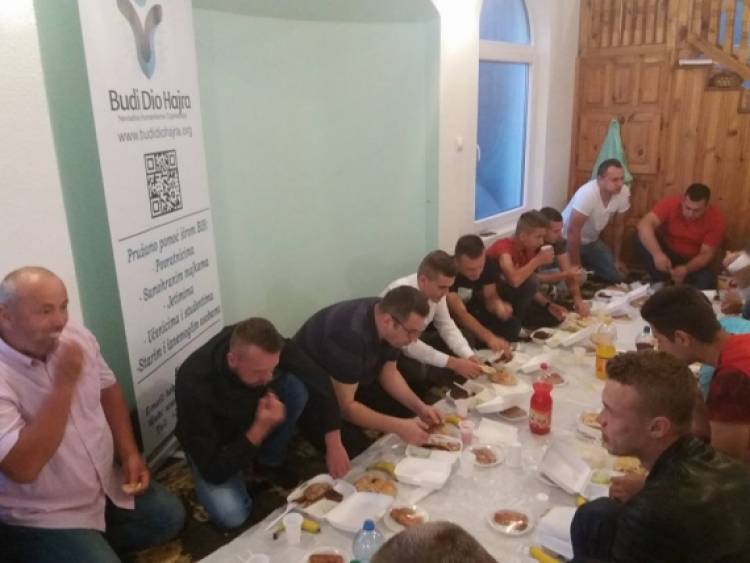 H.O. "Budi Dio Hajra" organizator iftara u Kovačevcu